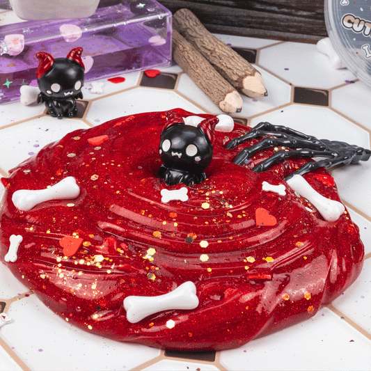 Cute To The Bone Glitter Signature Dome™ Slime (4pcs/case)
