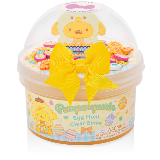 Pompompurin Egg Hunt Clear Signature Dome™ Slime (4pcs/case)