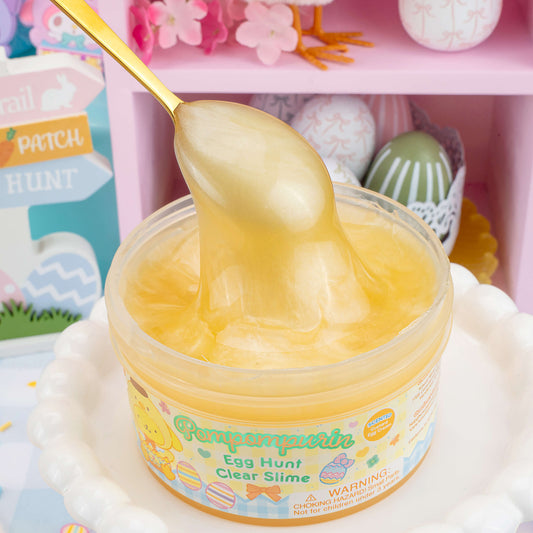 Pompompurin Egg Hunt Clear Signature Dome™ Slime (4pcs/case)