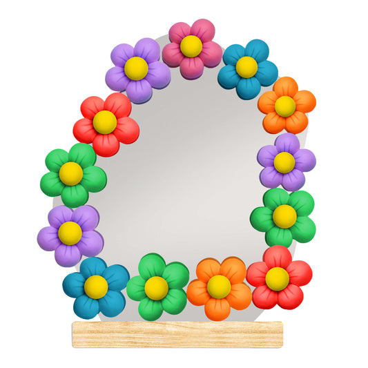 Creative Creator DIY Flower Mirror Kit - Classic Rainbow (6pcs/case)